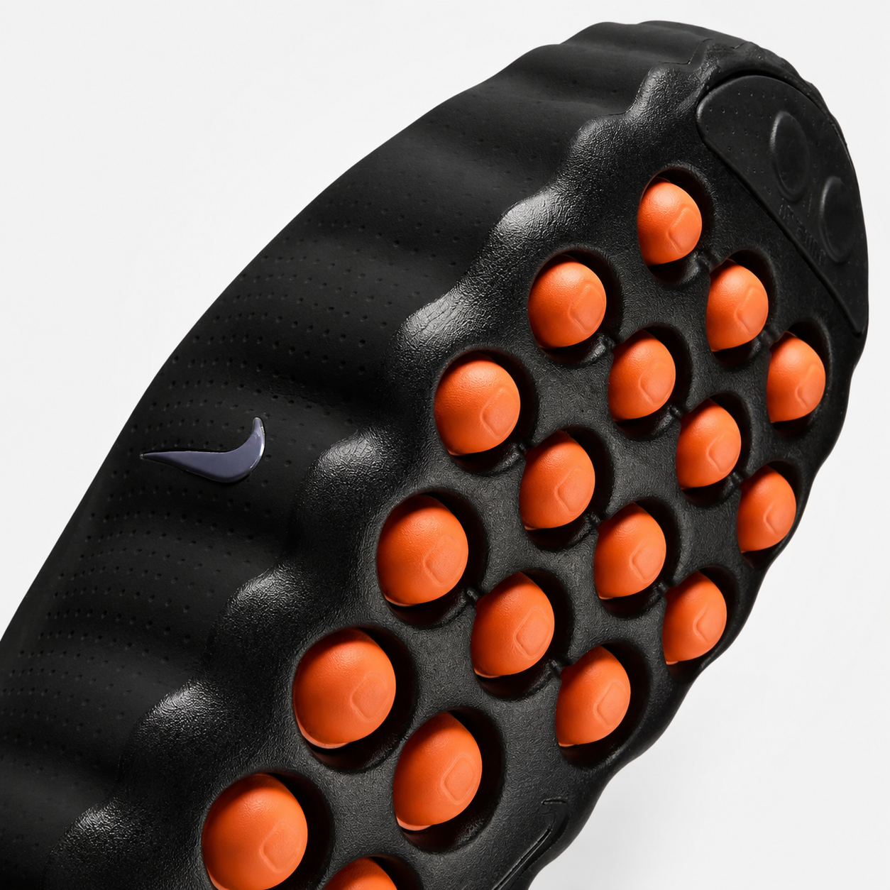 Nike Mind 001 Slide (Black / Chrome / Bright Orange)
