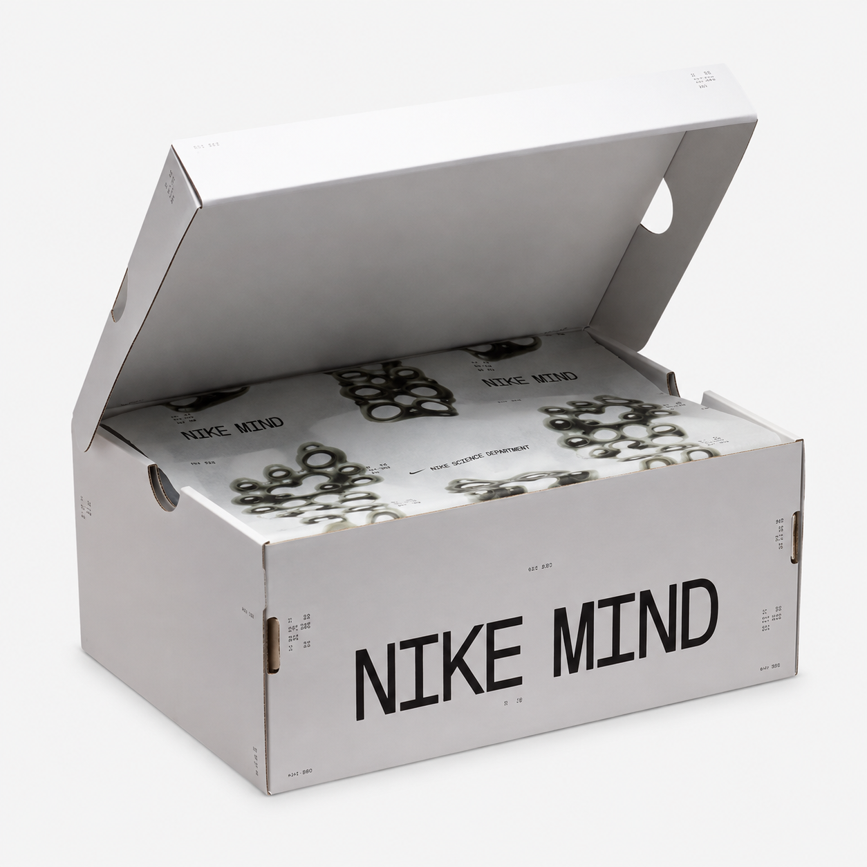 Nike Mind 001 Slide (Black / Chrome / Bright Orange)