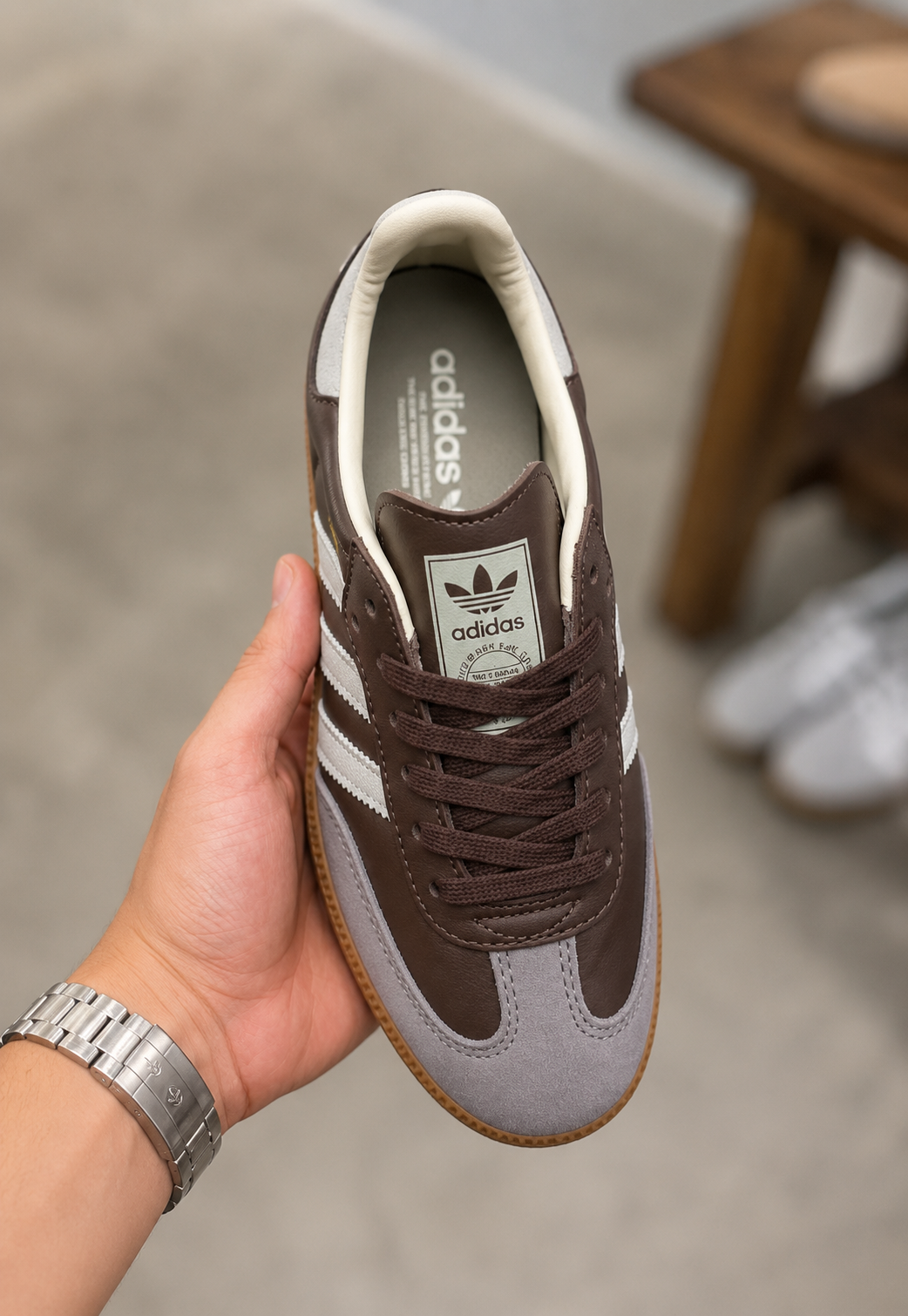 Adidas Samba (Brown/Grey)