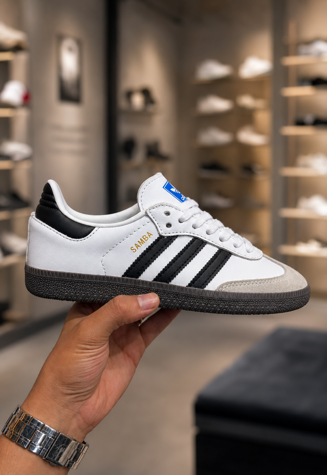 Adidas Samba (White/Black)