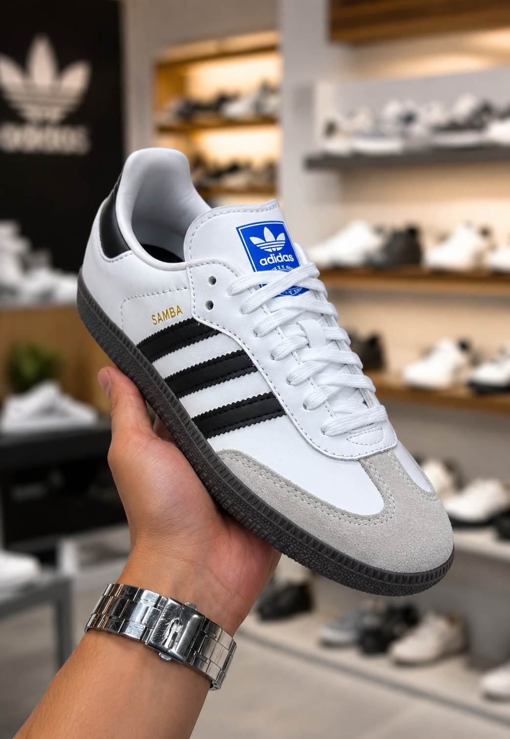 Adidas Samba (White/Black)